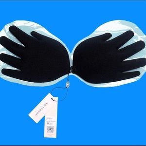 Backless, Strapless Adhesive Bra (SIZE D)